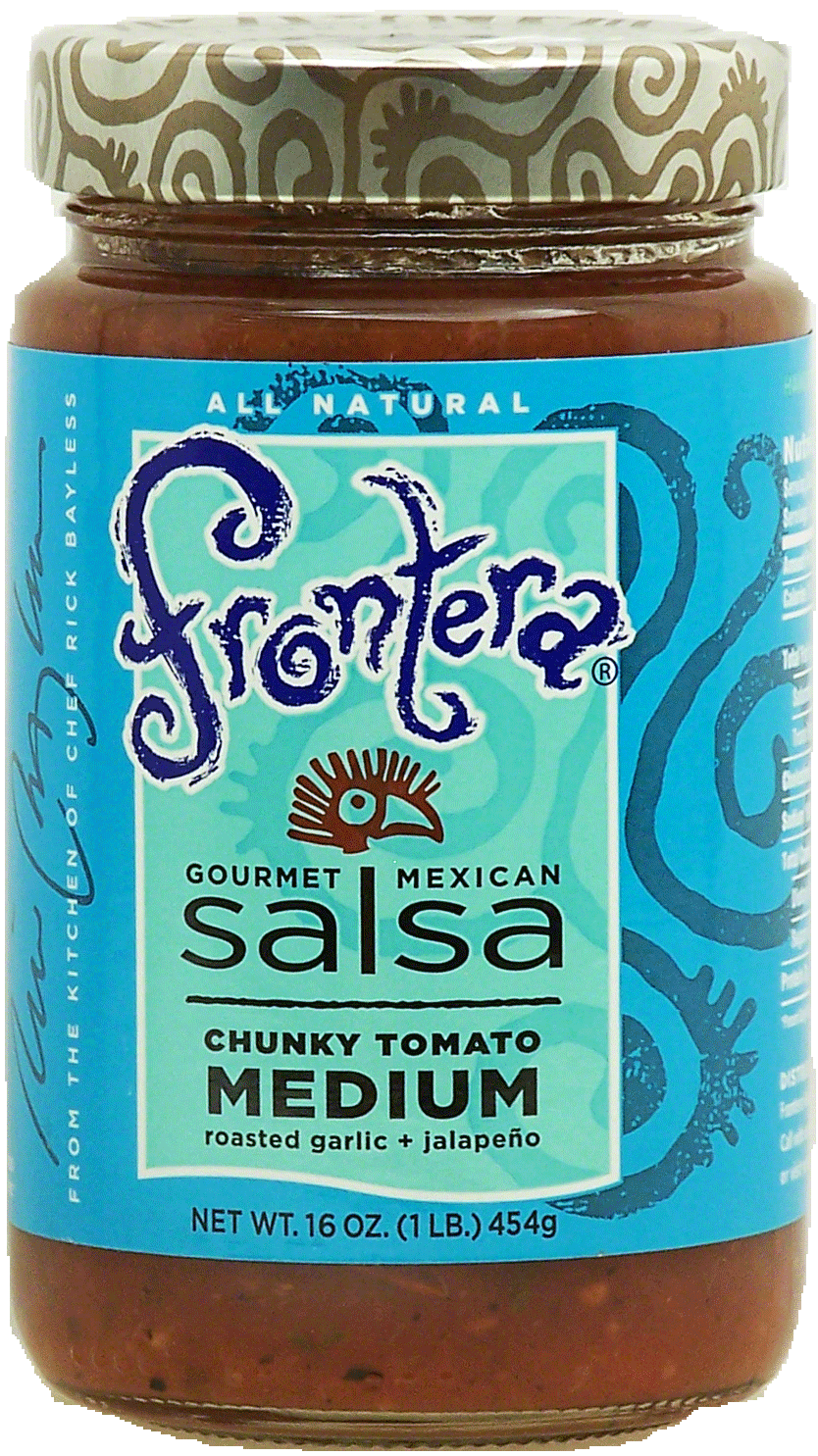 Frontera  chunky tomato salsa, roasted garlic + jalapeno, medium Full-Size Picture